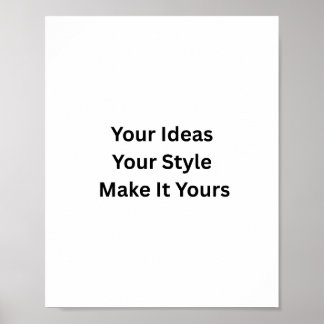 Create Your Own Matte Poster