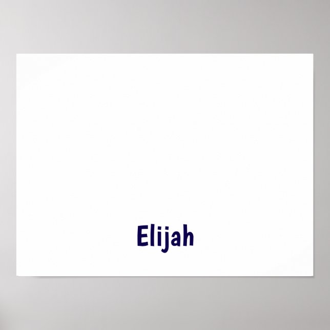 Create Your Own Matte Value Paper Poster (Front)