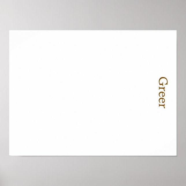 Create Your Own Matte Value Paper Poster (Front)