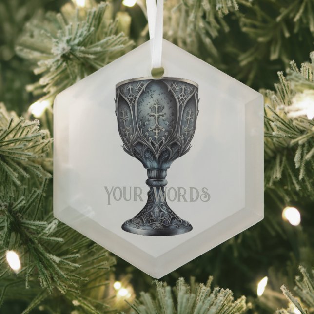 Create Your Own Medieval Chalice Glass Ornament (Insitu)