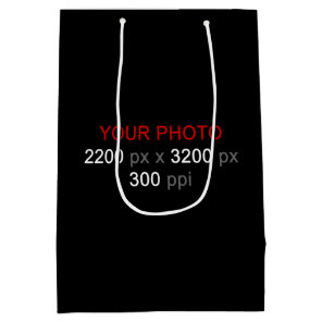 Create Your Own Medium 2 Photos Gift Bag