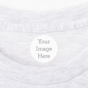 Create Your Own Medium Circle Iron On Label