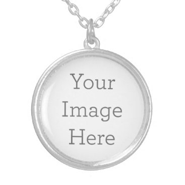 Create Your Own Medium Silver Plated Necklace