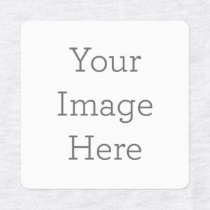 Create Your Own Medium Square Iron On Label