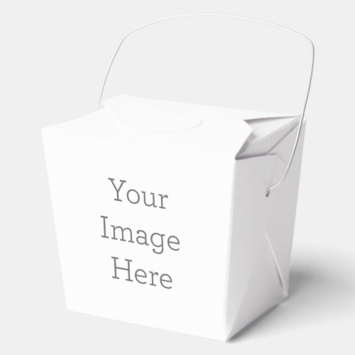 Create Your Own Medium Take Out Favor Box