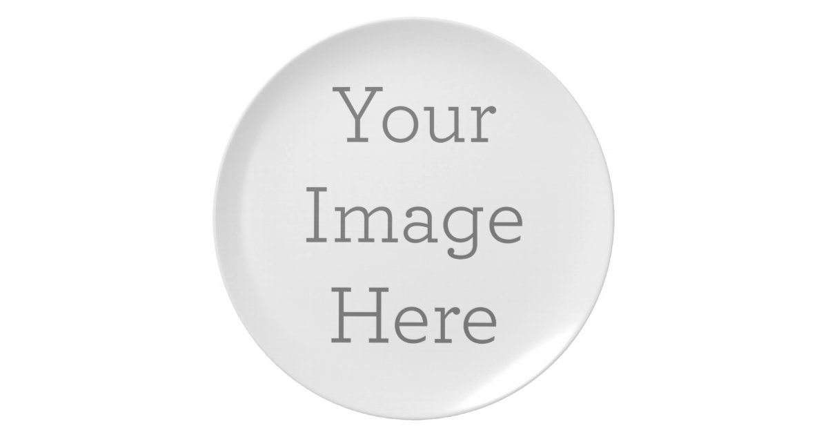 create your own melamine plate zazzle com