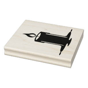Create Your Own Melting Pillar Candle Rubber Stamp
