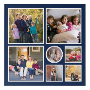 Create Your Own Memorable Family Photo Collage Acrylic Print