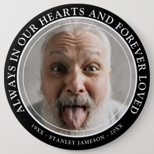 Create Your Own Memorial Photo  Text Tribute   Button