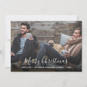 Create your own Merry Christmas photo holiday card