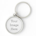 Create Your Own Metal Circle Keychain, 2"