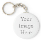 Create Your Own Metal Circle Keychain, 2"