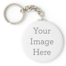 Create Your Own Metal Circle Keychain, 2"