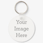 Create Your Own Metal Circle Keychain, 2"