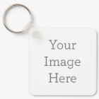 Create Your Own Metal Circle Keychain, 2"
