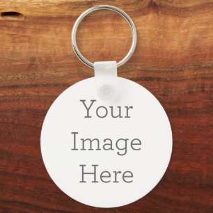 Create Your Own Metal Circle Keychain, 2" Keychain