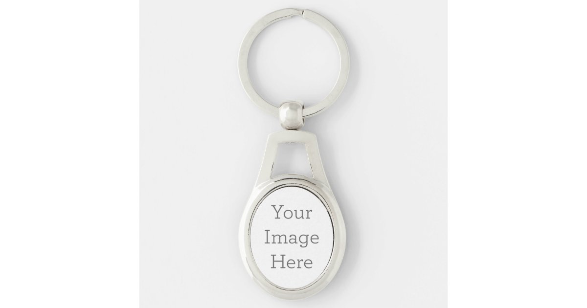 Create Your Own Metal Keychain Zazzle