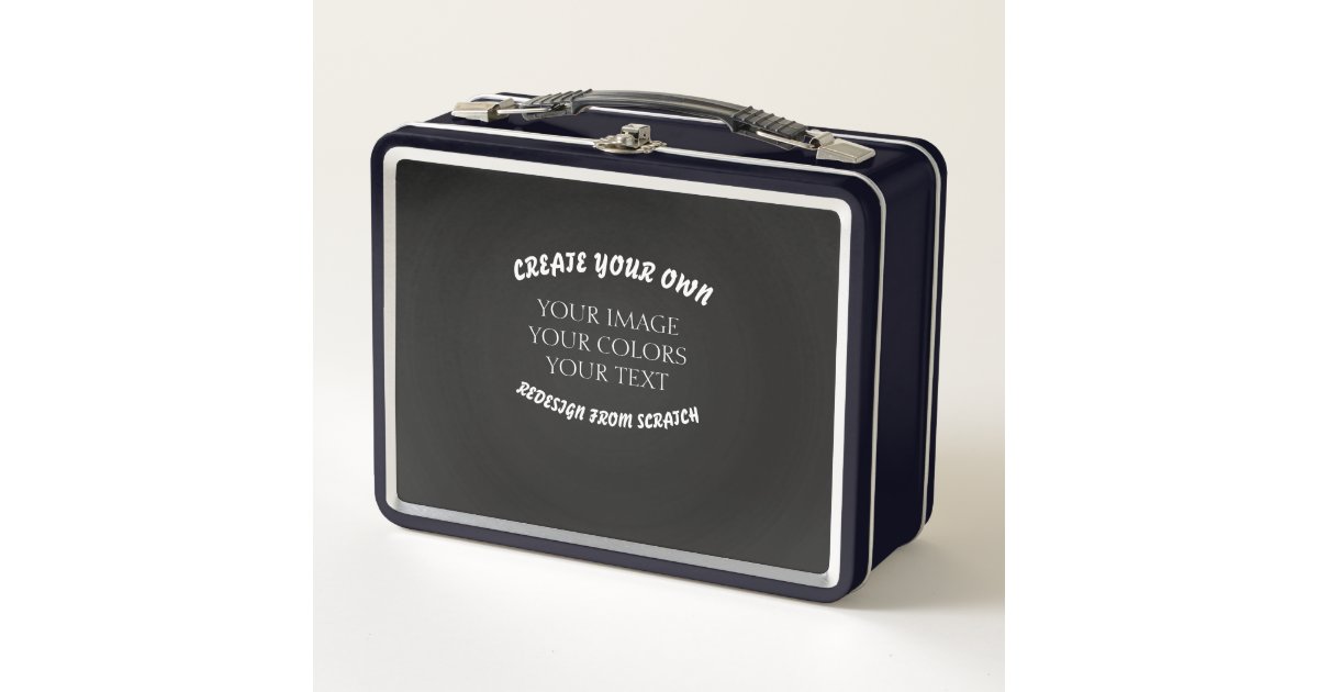 Create Your Own Metal Lunch Box | Zazzle
