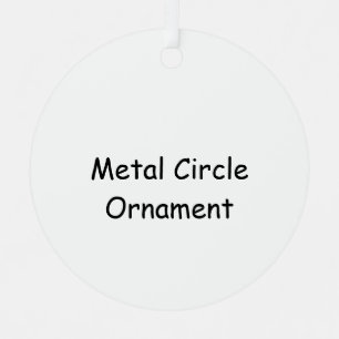 Create Your Own Metal Ornament