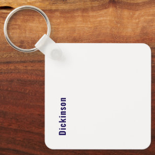 Create Your Own Metal Square Keychain