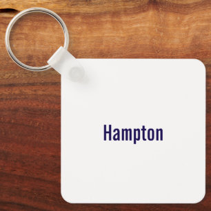 Create Your Own Metal Square Keychain