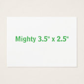 Create Your Own Mighty, 3.5" x 2.5" (Back)
