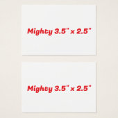 Create Your Own Mighty, 3.5" x 2.5" (Front & Back)