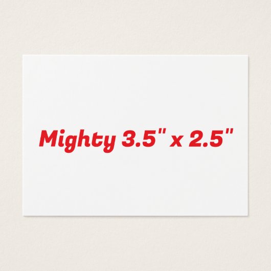 Create Your Own Mighty, 3.5" x 2.5" (Front)