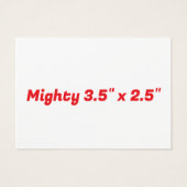 Create Your Own Mighty, 3.5" x 2.5" (Back)