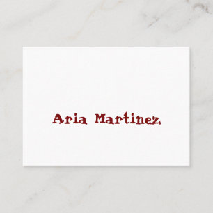 Create Your Own Mighty 3.5" x 2.5" Business Card