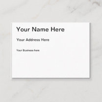 Create Your Own Mighty 3.5" x 2.5" Business Cards