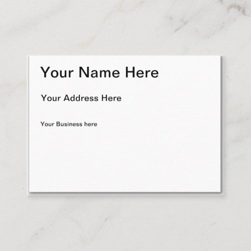 Create Your Own Mighty 35 x 25 Business Cards