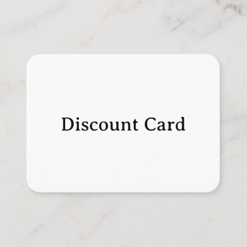 Create Your Own Mighty Rounded 3.5" x 2.5" Discount Card