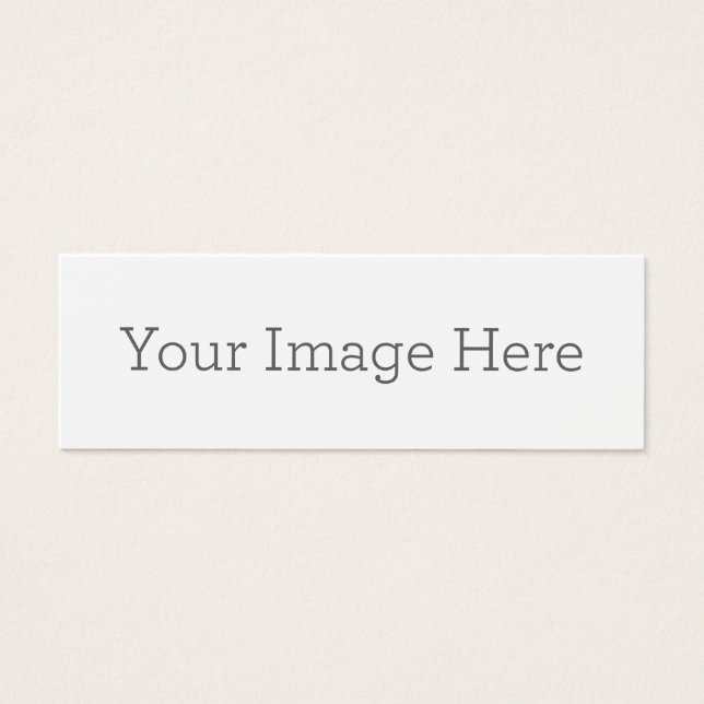 Mini, 3.0" x 1.0" Profile Card (Front)