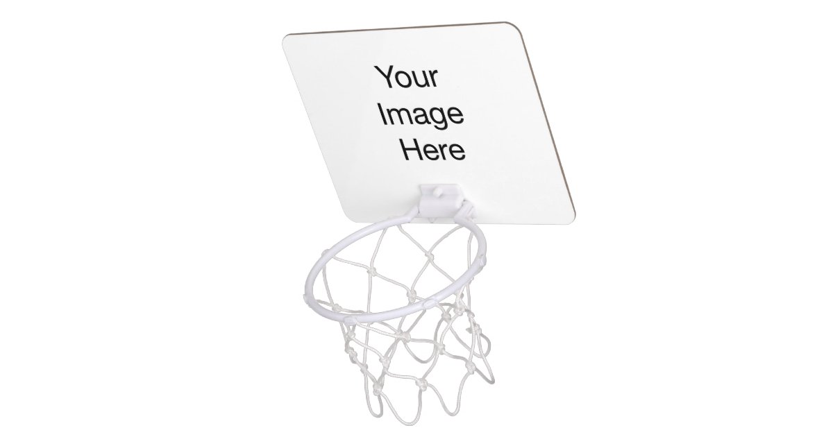 Create Your Own Mini Basketball Goal Mini Basketball Backboard Zazzle