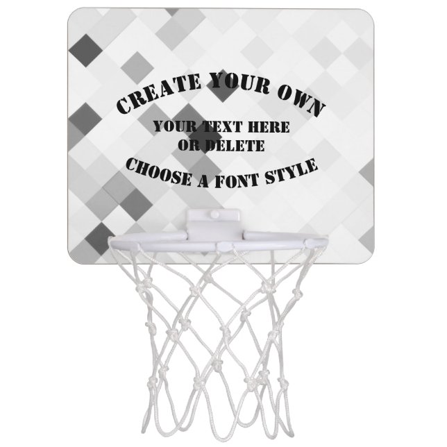 Create Your Own Mini Basketball Hoop (Front)