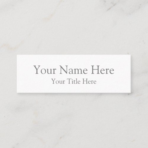 Create Your Own Mini Business Card Create Your Own Mini Business Card