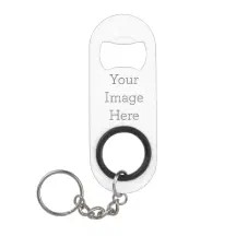 CustomLockerUS Personalized Keychain with Keyring, Custom Your Picture Text Logo Keychain, DIY Sublimation MDF Keychain, Design Your Own Keychain