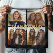 Create Your Own Minimal 4 Photo Collage Bandana