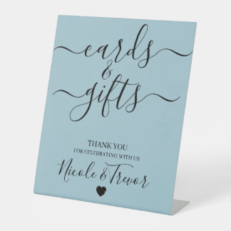 Create Your Own Minimalist Cards & Gifts Pedestal Sign