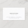 Create Your Own Minimalist Modern Elegant Simple Business Card