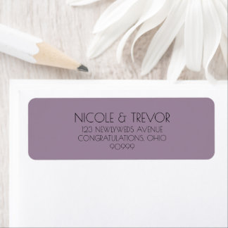 Create Your Own Minimalist Return Address Label