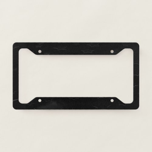Create Your Own Minimalist Star Background _ Black License Plate Frame