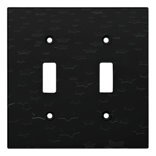 Create Your Own Minimalist Star Background _ Black Light Switch Cover