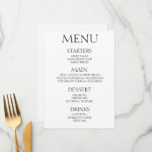 Restaurant Menus | Zazzle