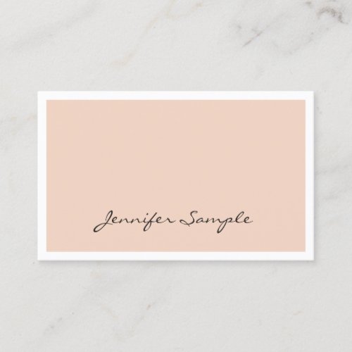 Create Your Own Modern Chic Professional Elegant Business Card