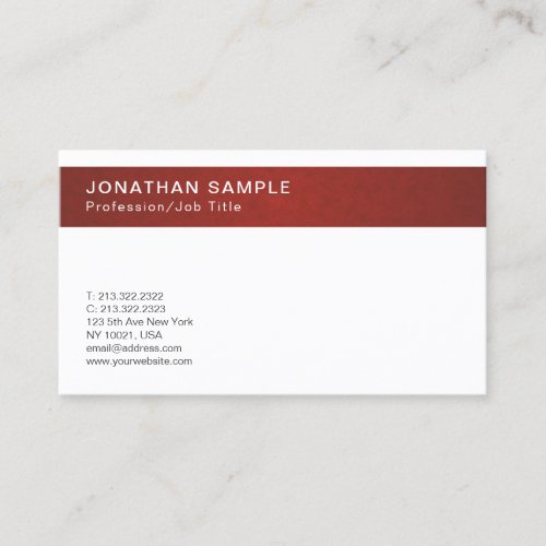 Create Your Own Modern Classy Design Business Card