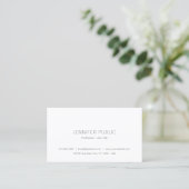 Create Your Own Modern Elegant Simple Template Business Card (Standing Front)