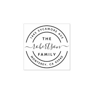 return address rubber stamps