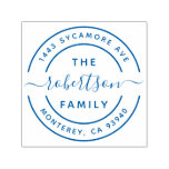 Create Your Own Modern Family Name Return Address Self-inking Stamp Create Your Own Modern Family Name Return Address Self-inking Stamp